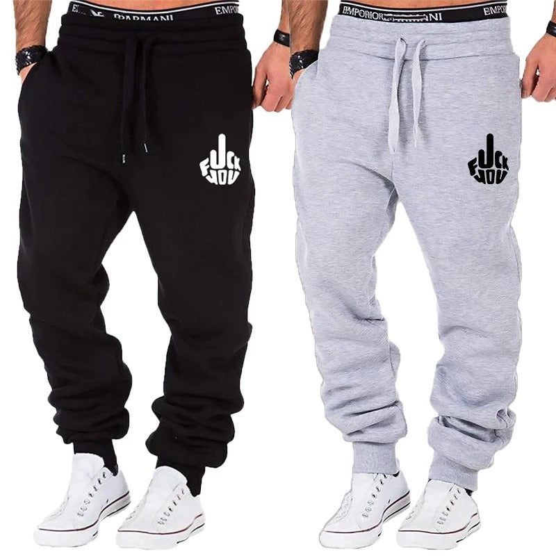 Kit De 2 Calça Skinny Masculina Casual De Moletom, Roupa Esportiva Fitness TreinoJogger