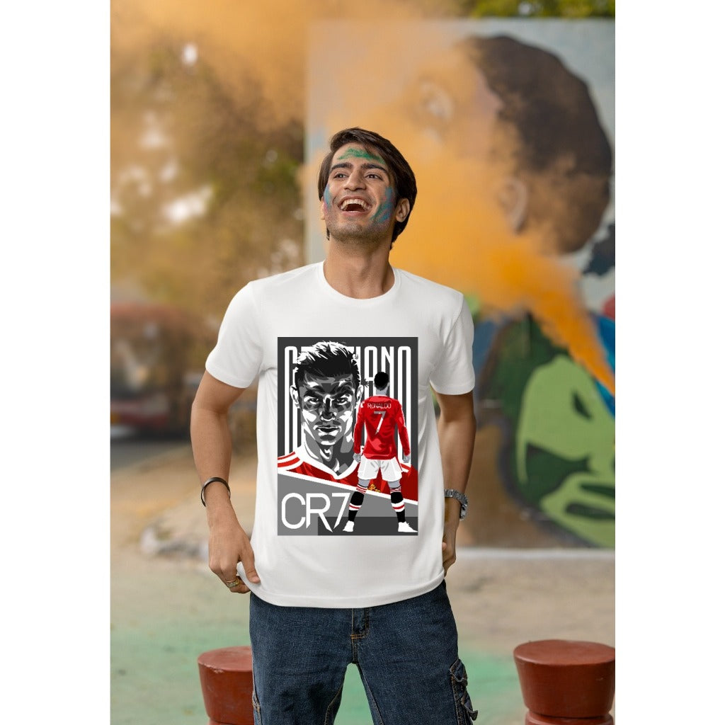 Camiseta De Algodão Jogador Cristiano Cr7 Varias Cores Exclusiva Envio em Até 24 horas