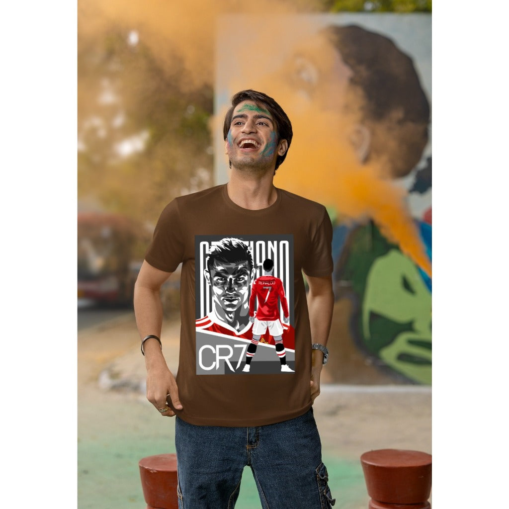 Camiseta De Algodão Jogador Cristiano Cr7 Varias Cores Exclusiva Envio em Até 24 horas