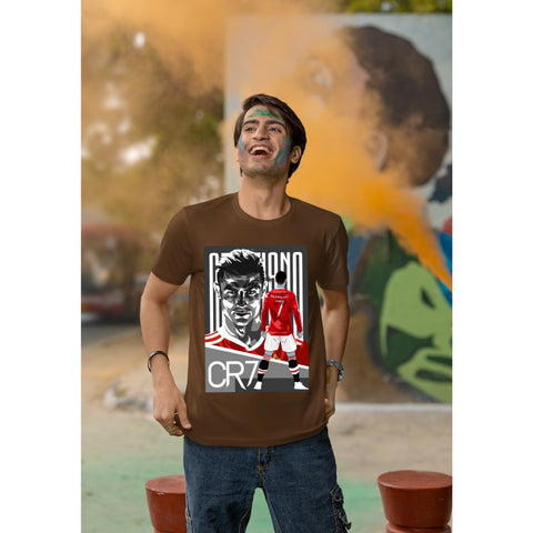 Camiseta De Algodão Jogador Cristiano Cr7 Varias Cores Exclusiva Envio em Até 24 horas