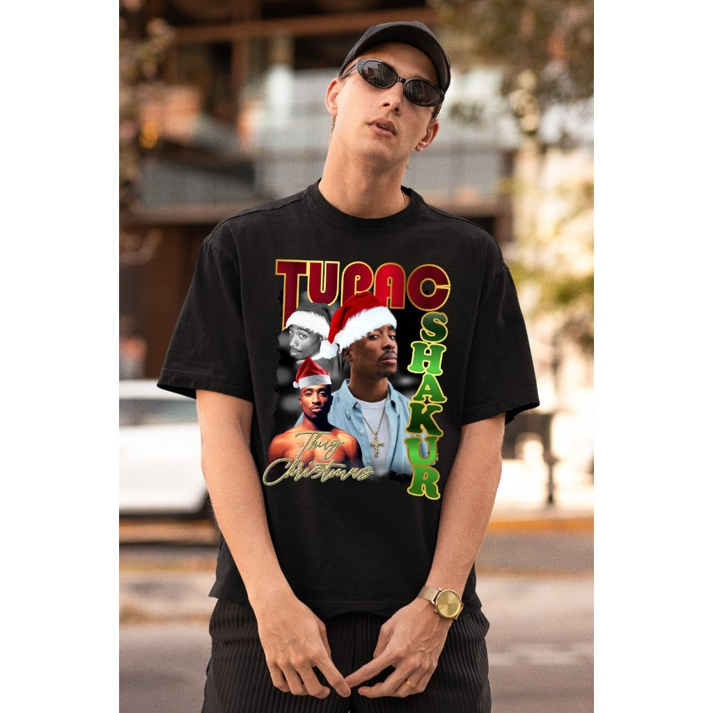 Camiseta De Algodão Tupac trap sad gangstar vintage 2023 Camisa Envio Rapido