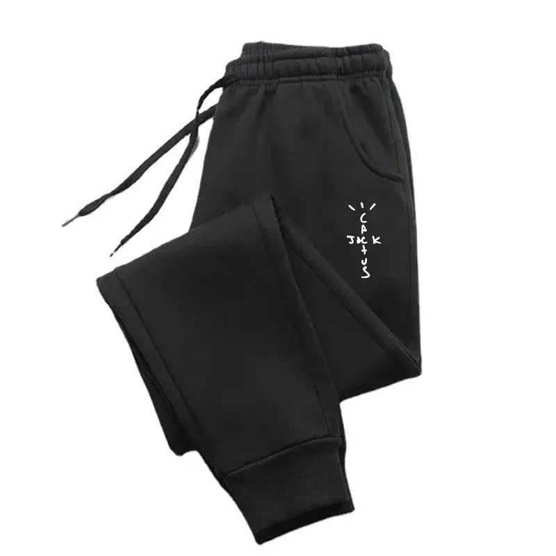 Calça De Moletom Masculino Cactus Casual  Jogger Calças, Calças de Ginásio Fitness