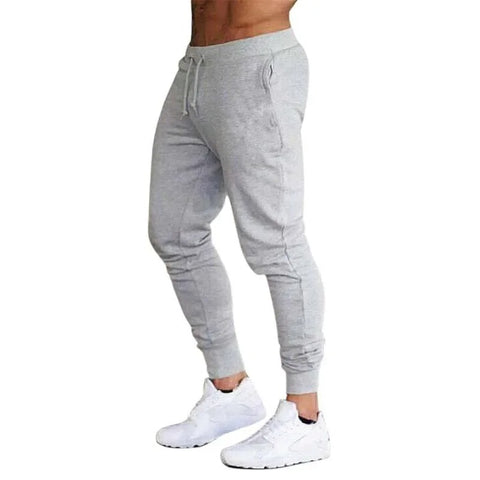 Calça De Moletom Masculino Lisa Casual Jogger Calças, Calças de Ginásio Fitness