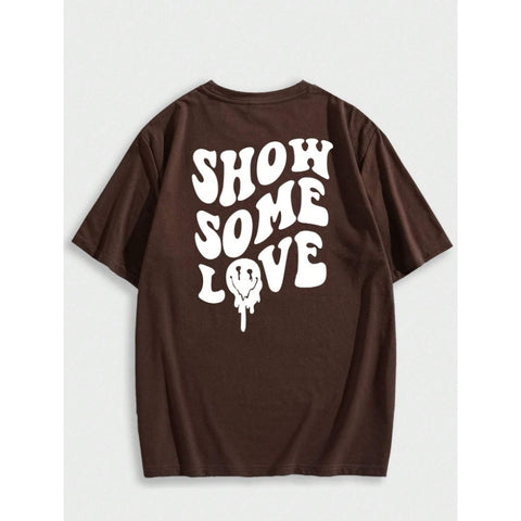 Camisa Blusa Camiseta T-shirt Estampa Grafica Frente Show Some Love Frase