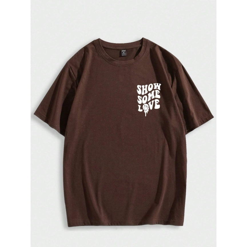 Camisa Blusa Camiseta T-shirt Estampa Grafica Frente Show Some Love Frase