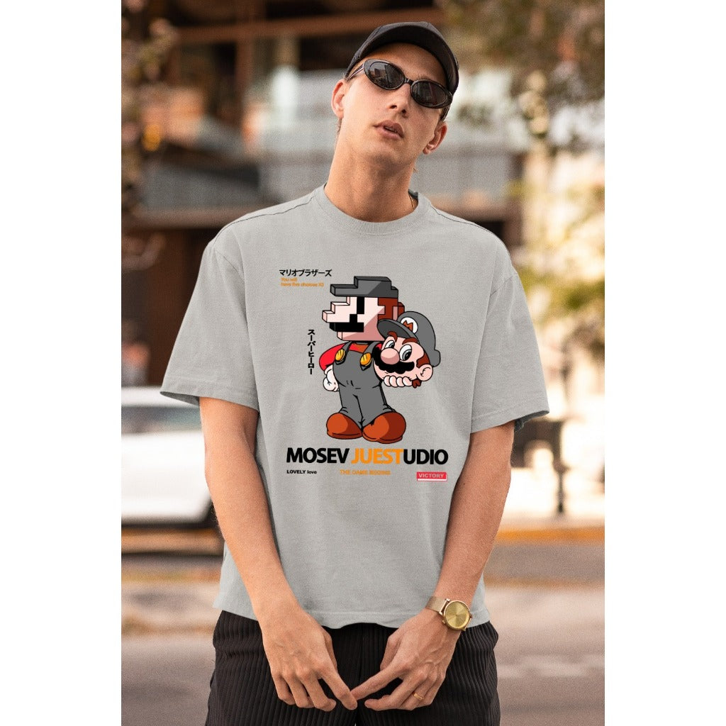 Camiseta Manga Curta Unissex algodão Blusa Desenho Game Engraçada Envio Rapido