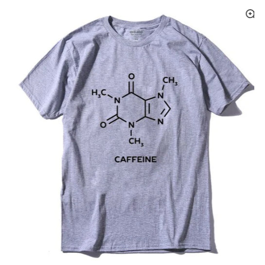 CAMISETA BÁSICA CAFFEINE CAFEÍNA ESTAMPA NOVIDADE EM PROMOÇÃO