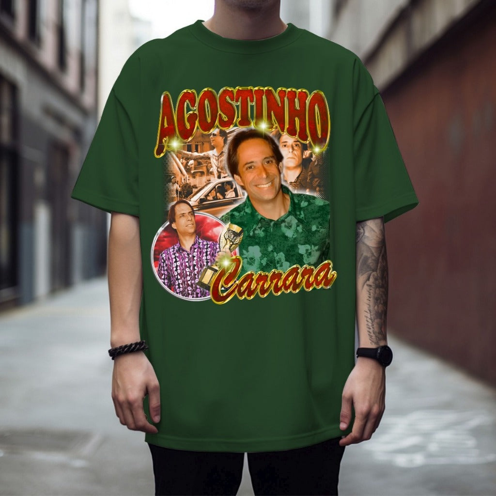 Camisa Camiseta De Algodão Agostinho Carrara Engraçada Streetwear Em Promoção