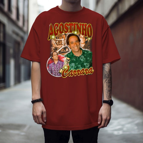 Camisa Camiseta De Algodão Agostinho Carrara Engraçada Streetwear Em Promoção