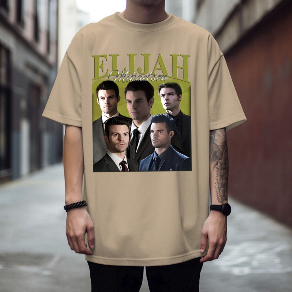 Unisex Elijah Mikaelson Vint camiseta, Casa Unisex camisa Pronta Entrega Varias Cores