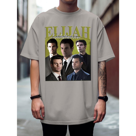 Unisex Elijah Mikaelson Vint camiseta, Casa Unisex camisa Pronta Entrega Varias Cores