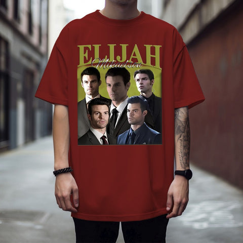 Unisex Elijah Mikaelson Vint camiseta, Casa Unisex camisa Pronta Entrega Varias Cores
