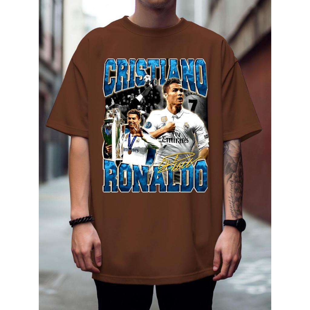 Camiseta Basica Malha Premium Cr7 Fã Club Melhor Do Mundo Cristiano Ronaldo Oferta