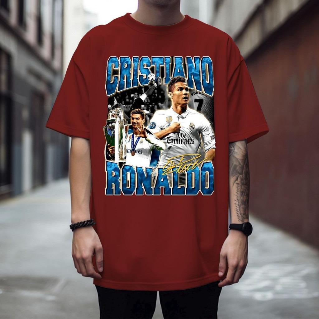 Camiseta Basica Malha Premium Cr7 Fã Club Melhor Do Mundo Cristiano Ronaldo Oferta