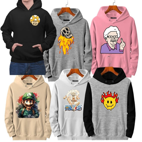 Moletom De Frio Agasalho Queima De Estoque Estampas sortidas Surpresa