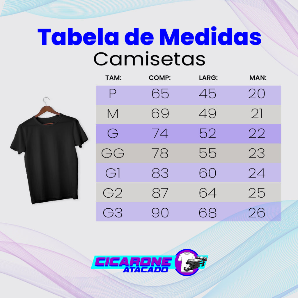 Camisa Básica The Masters Camiseta 100% Algodão Premium Em Promoção