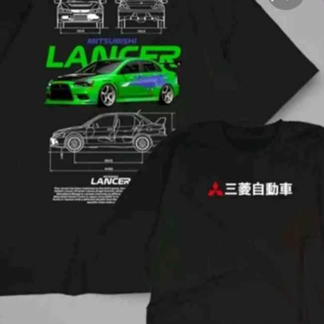 Camiseta De Algodão Skyline e Lancer vários modelos unissex 100% algodão Oferta