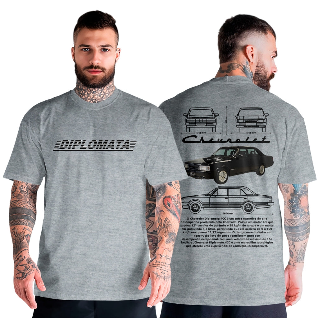 Camisa Camiseta De Algodão Reliquia Opala Diplomata 4cc Lançamento Exclusivo