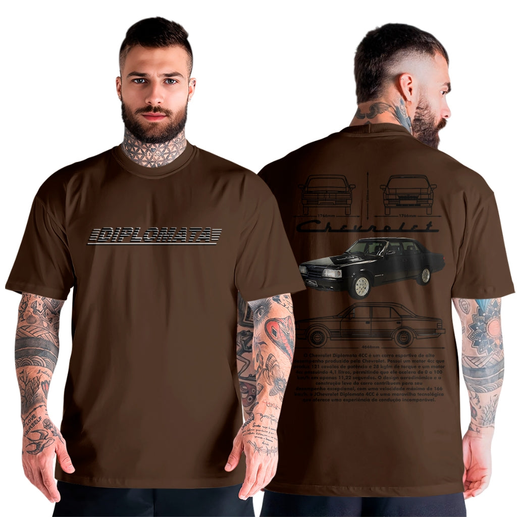 Camisa Camiseta De Algodão Reliquia Opala Diplomata 4cc Lançamento Exclusivo