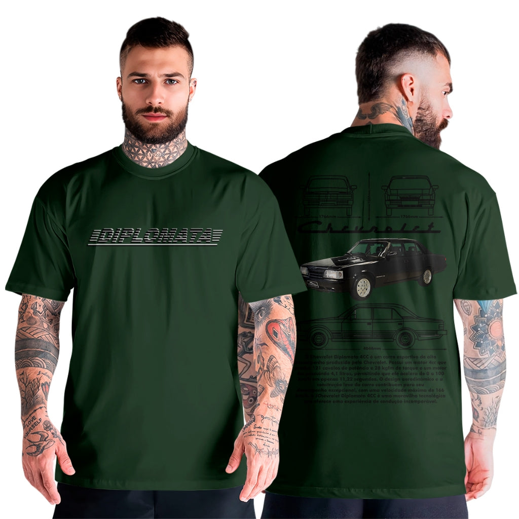 Camisa Camiseta De Algodão Reliquia Opala Diplomata 4cc Lançamento Exclusivo