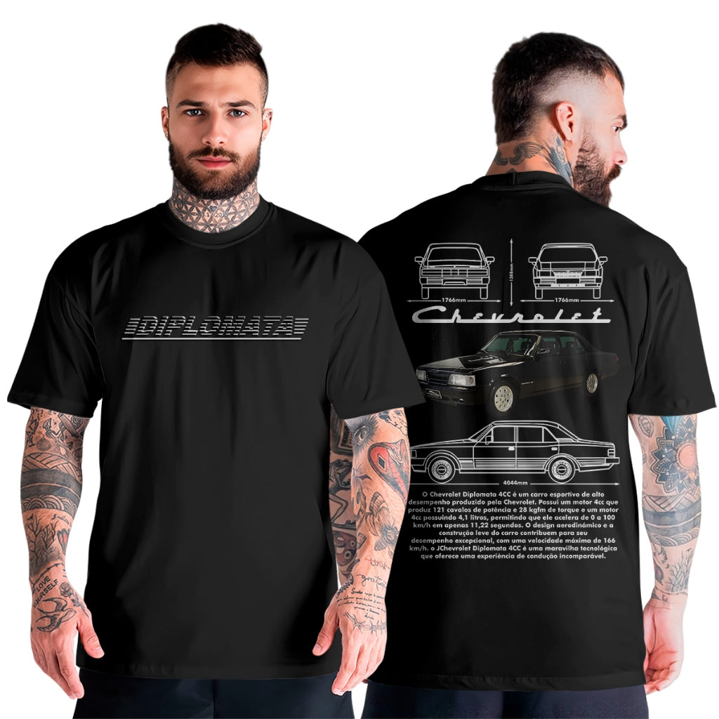 Camisa Camiseta De Algodão Reliquia Opala Diplomata 4cc Lançamento Exclusivo
