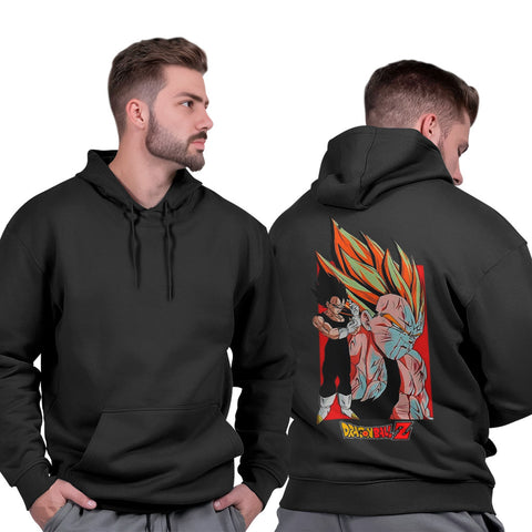 Moletom Masculino Gola Redonda Flanelado Estampado Casual Vegeta