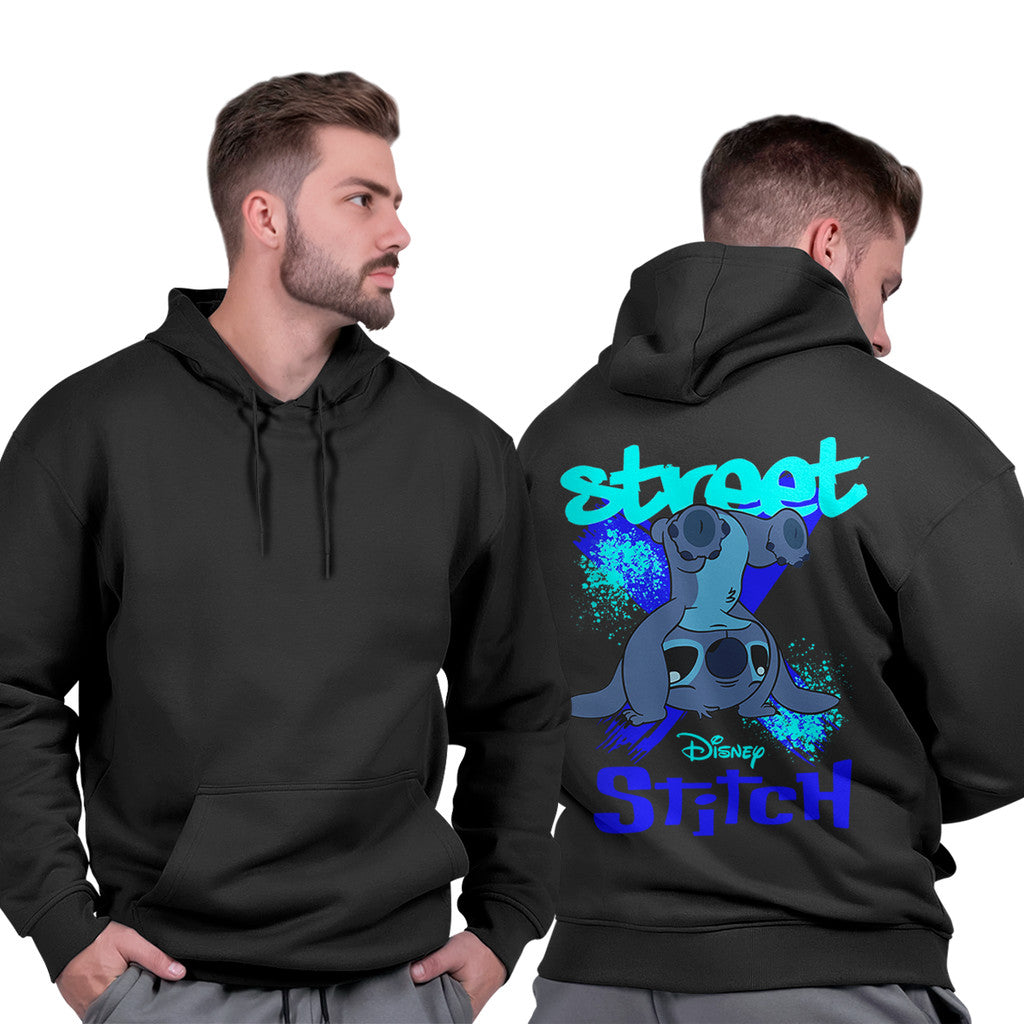 Casaco Moletom Masculino Gola Redonda Liso Básico Algodão Premium Stich