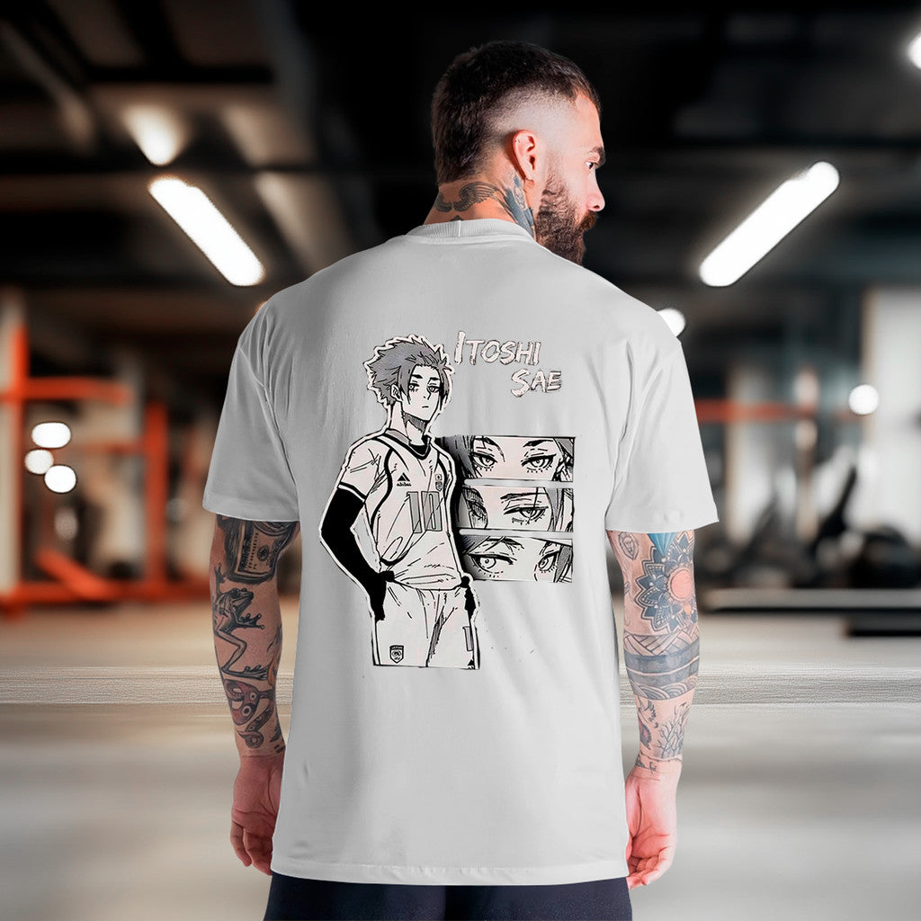 Kit Camiseta Masculina 3 Peças Algodão Conforto Casual Blue Lock