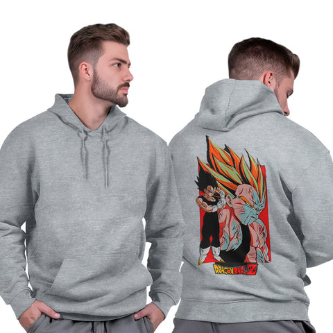 Moletom Masculino Gola Redonda Flanelado Estampado Casual Vegeta