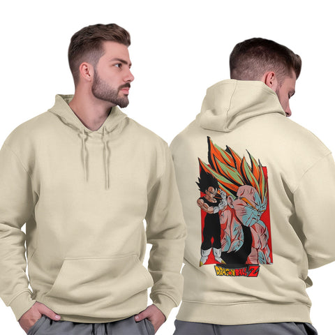 Moletom Masculino Gola Redonda Flanelado Estampado Casual Vegeta
