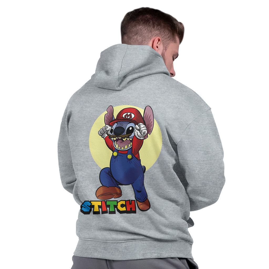Moletom Masculino Capuz Flanelado Casual Básico Confortável Inverno Stitch