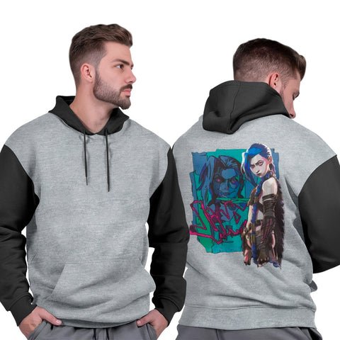 Casaco Masculino Moletom Blusão Canguru Casual Confortável Jinx