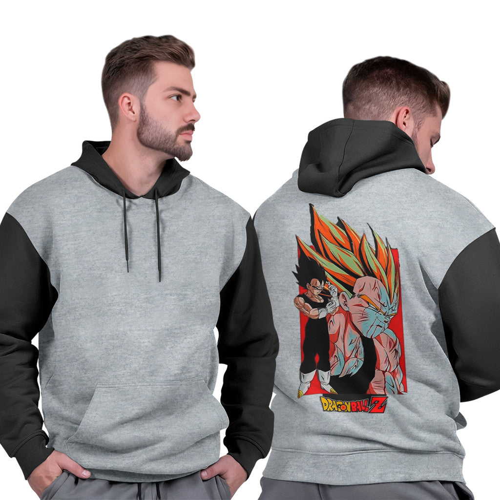 Moletom Masculino Gola Redonda Flanelado Estampado Casual Vegeta