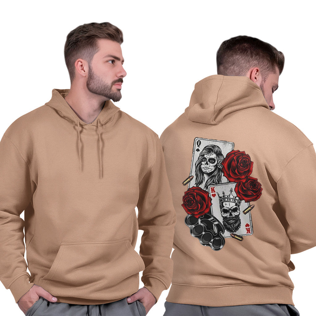 Moletom Masculino Gola Redonda Algodão Casual Estiloso Preto Cartas