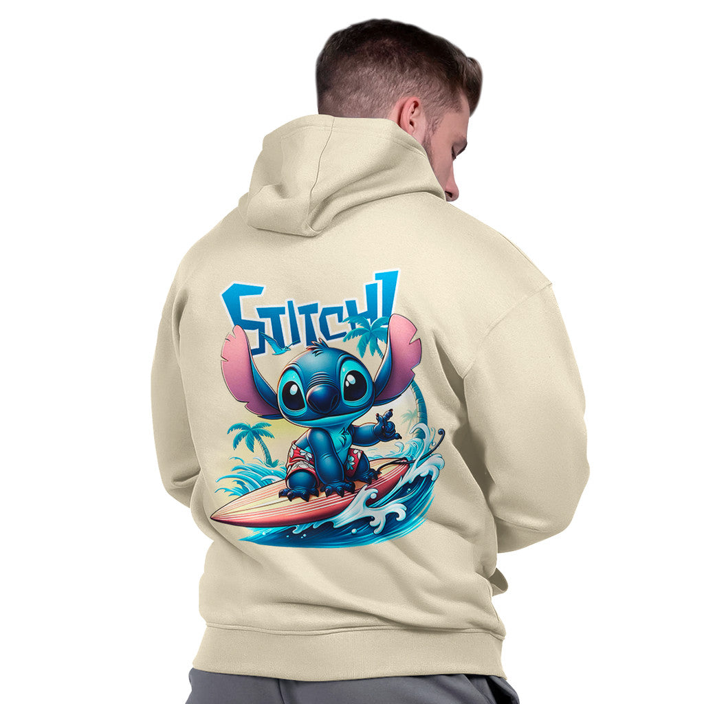 Blusa Moletom Unissex Algodão Confortável Inverno Estiloso Casual Stich