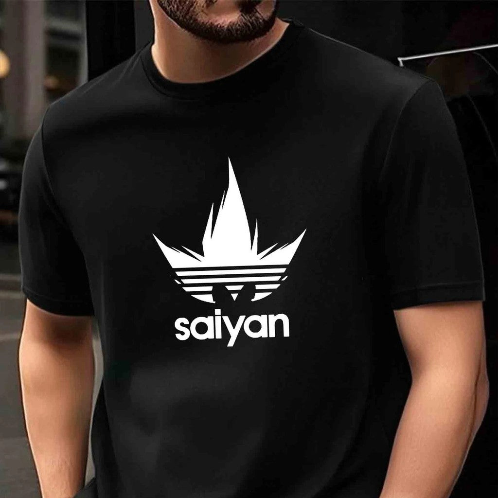 Camiseta Saiyan Camisa Blusa Unissex Masculino Feminino 100% Algodão Street wear Plus Size