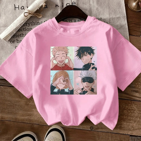 Camiseta Quarteto JJK Camisa Blusa Unissex Masculino Feminino 100% Algodão Street wear Plus Size