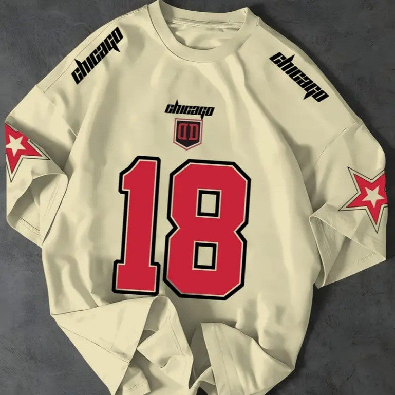 Camiseta T-shirt Unissex Algodão Chicago 18 Streetwear Premium