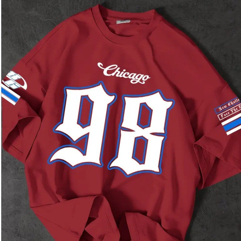 Camiseta T-shirt Unissex Chicago 98 Streetwear New Challenge Novidade