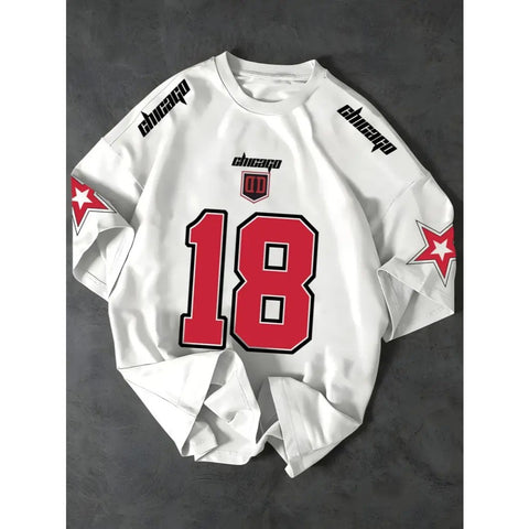 Camiseta T-shirt Unissex Algodão Chicago 18 Streetwear Premium