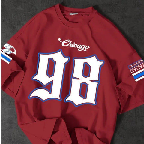 Camiseta T-shirt Unissex Chicago 98 Streetwear New Challenge Novidade