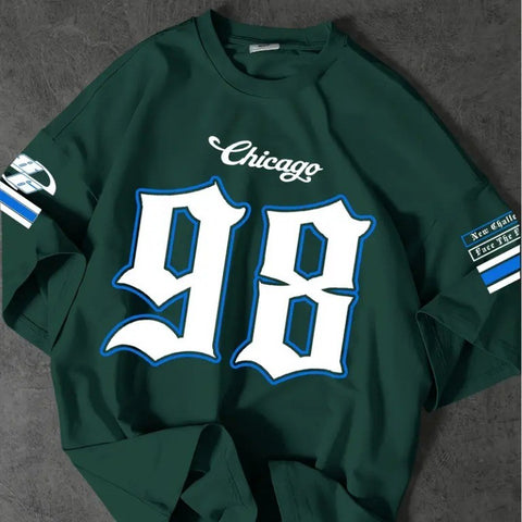 Camiseta T-shirt Unissex Chicago 98 Streetwear New Challenge Novidade