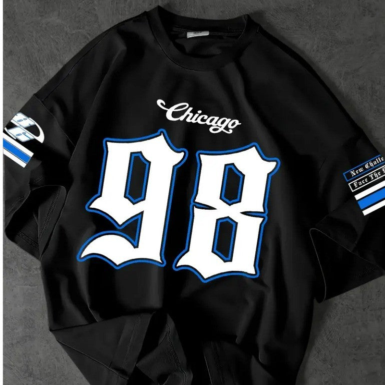 Camiseta T-shirt Unissex Chicago 98 Streetwear New Challenge Novidade