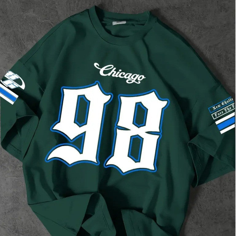 Camiseta T-shirt Unissex Chicago 98 Streetwear New Challenge Novidade