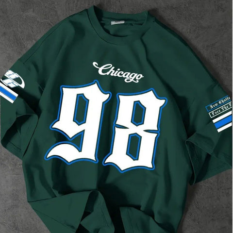 Camiseta T-shirt Unissex Chicago 98 Streetwear New Challenge Novidade