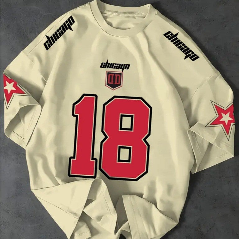 Camiseta T-shirt Unissex Algodão Chicago 18 Streetwear Premium