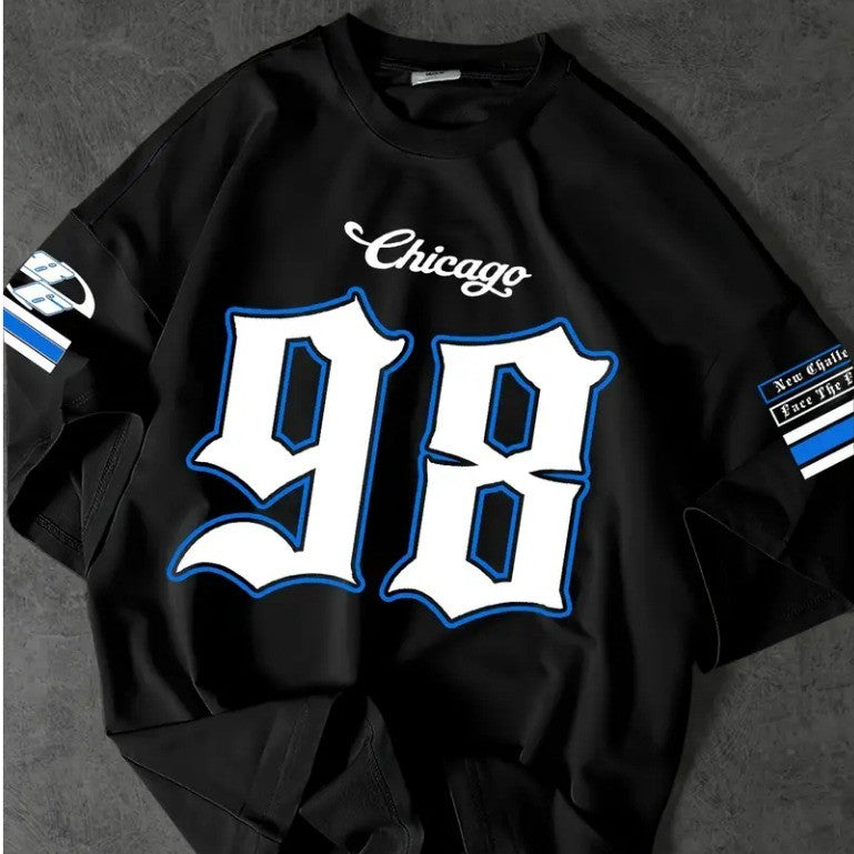 Camiseta T-shirt Unissex Chicago 98 Streetwear New Challenge Novidade