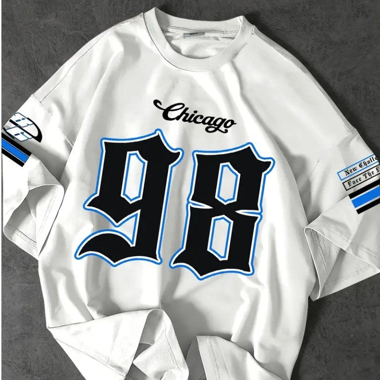 Camiseta T-shirt Unissex Chicago 98 Streetwear New Challenge Novidade