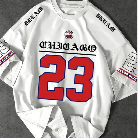Camiseta T-shirt Unissex Streetwear Dream 23 Chicago Novidade